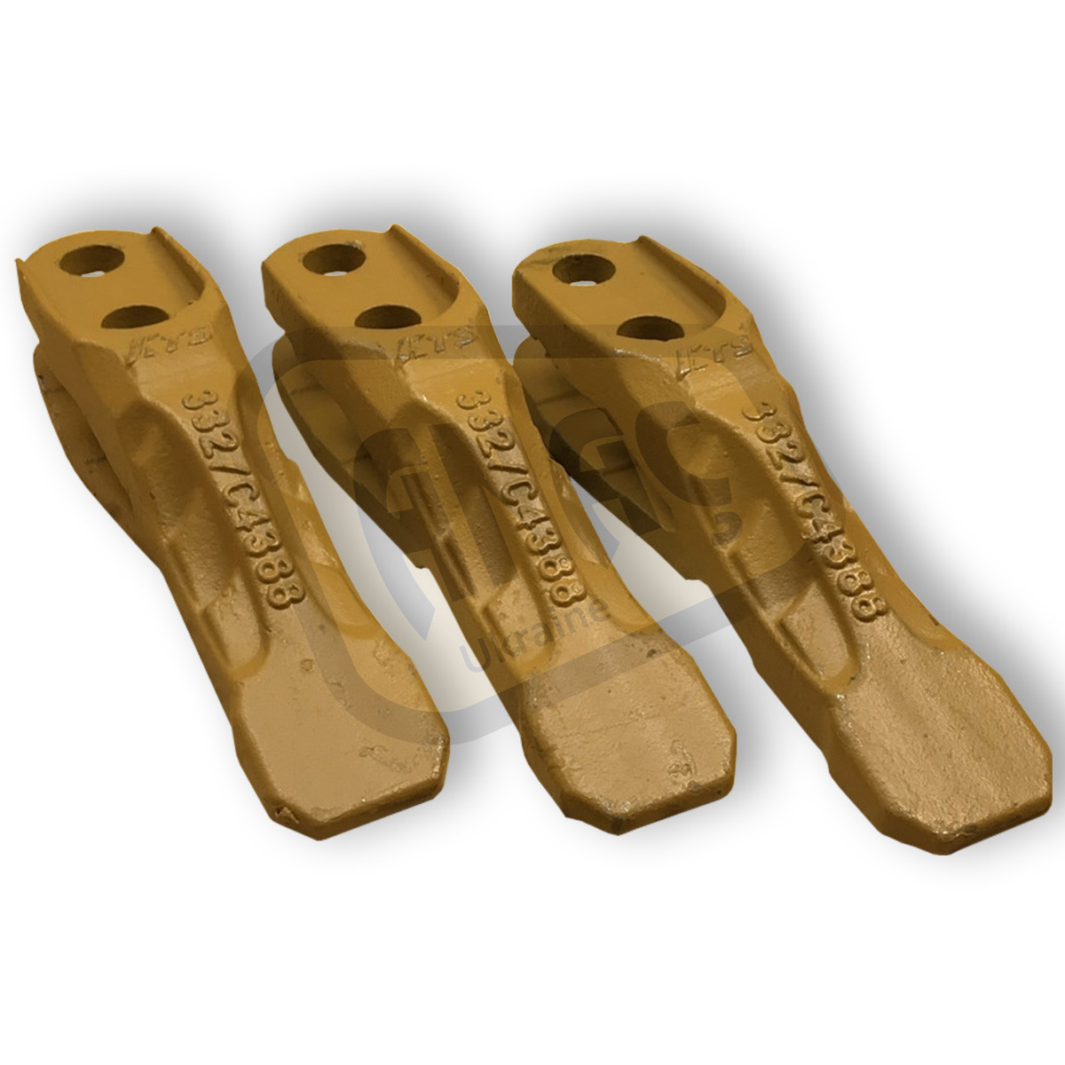 333/D8455, 332/C4388, 531/03205 Зуб ковша посилений на JCB 3CX, 4CX, фото 1