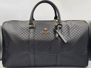 Дорожня сумка Gucci екошкіра з тисненням