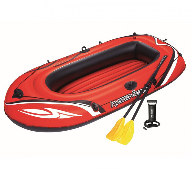 Двохмісний надувний човен Bestway 61102 (232 х 115 см) (з веслами й насосом)