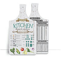 Дерев'яна кухонна двостороння дошка 18х32 см Little helper kitchen хрдф0002а