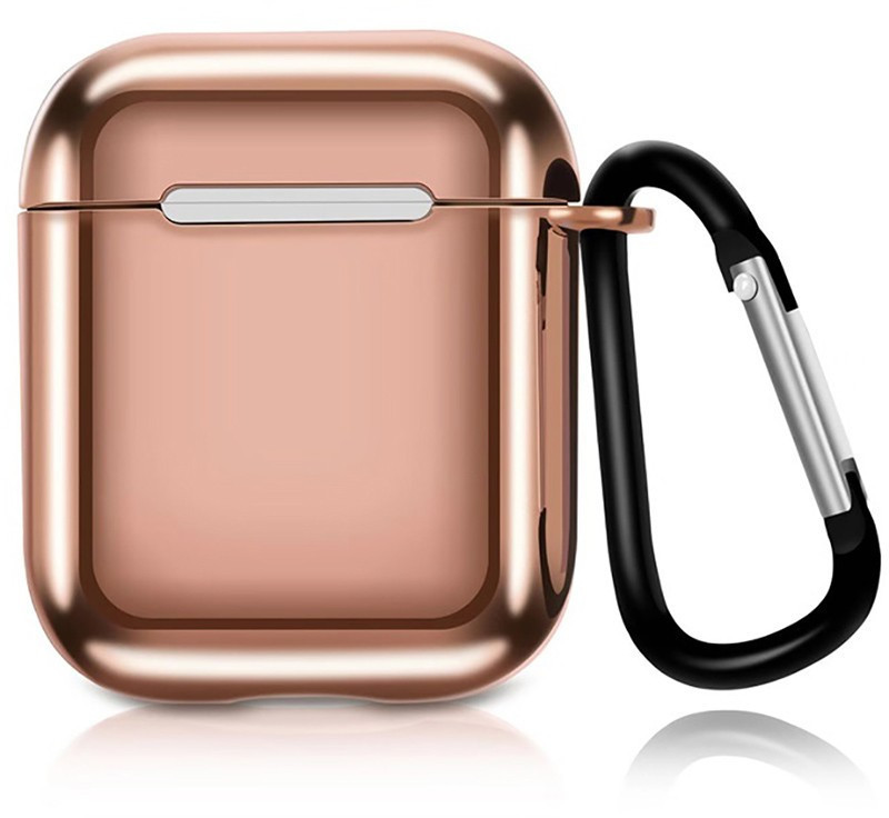 Чохол - Airpods Apple. Бронза . Хром