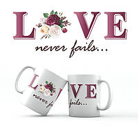 Керамічна чашка 350 мл Love хрч0008у