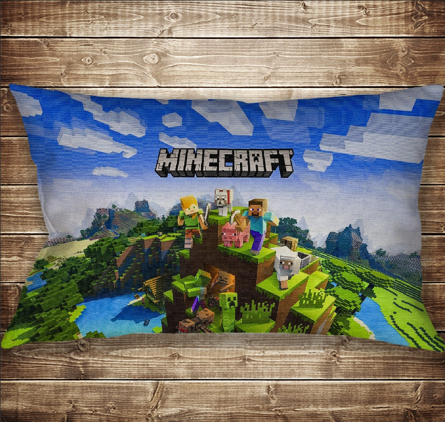 Наволочка (Подушка) 50х70 Minecraft Heroes, фото 1
