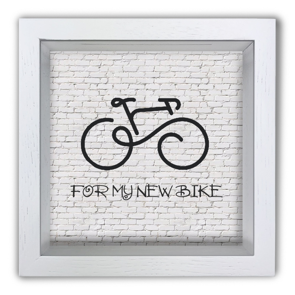 Дерев'яна копілка (скарбничка) 20х20 см For a bike хркп0008ба, фото 1