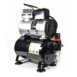 Компресор для аерографа одноциліндровий з ресивером і примусовим охолодженням UAirbrush TC-18TF