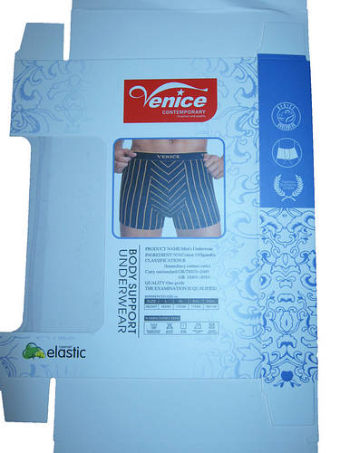 Купить Трусы Мужские Venice Черные упаковка (2 шт) размер L, цена 190 ...