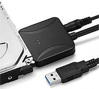 USB 3.0 UASP адаптер/конвертер для SATA HDD SSD до 10ТБ с блоком питания