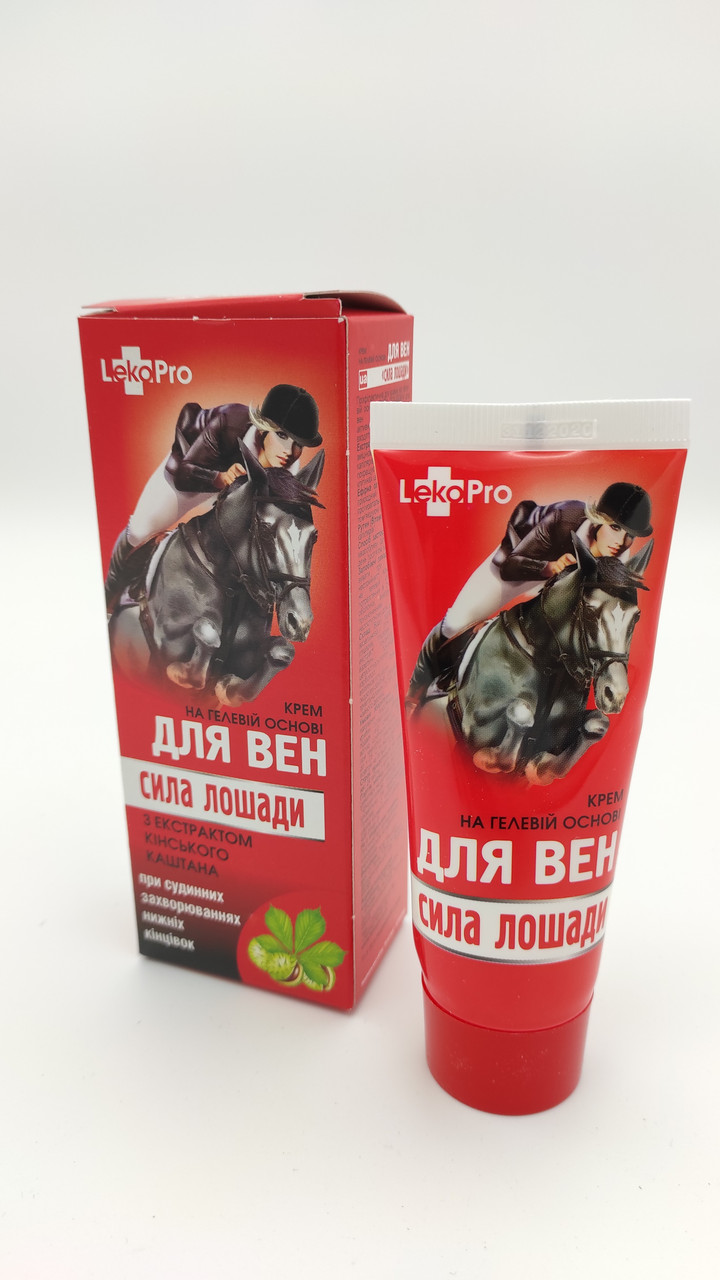 Крем-гель «Сила коня» для вен, Сила коня