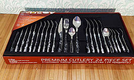 Набір столових предметів 24 шт.  ⁇  Набір столових приборів  ⁇  Столовий набір ложки, виделки, чайні ложки.