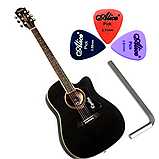 Акустична гітара Equites EQ900C ВК 41+П'єзодатчик Cherub GT-3 Pream, фото 3