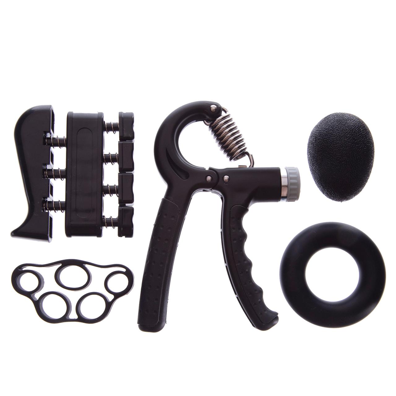 Набір кистьових еспандерів Hand Grip Kit 5 шт для пальців і зап'ястя з регульованим навантаженням (FI-2527)