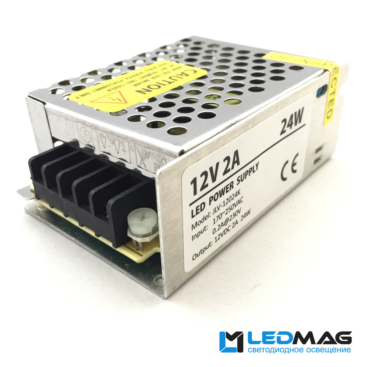 Блок живлення негерметичний 24Вт 12В Jinbo, фото 1