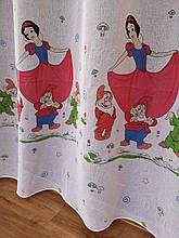 Тюль у дитячу Білосніжка - залишок 5м.п.