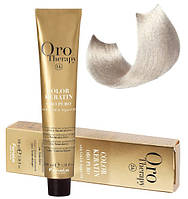 Крем-краска безаммиачная для волос Fanola Oro Therapy №11/1 Superlight platinum blonde ash 100 мл (3068Qu)