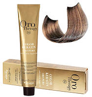 Крем-краска безаммиачная для волос Fanola Oro Therapy №8/21 Light blonde violet ash 100 мл (9485Qu)