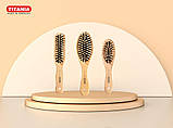 Дерев'яна щітка для волосся TITANIA art.2822, фото 5