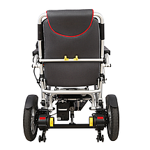 Легка складана електрична коляска для інвалідів MIRID D6034. Складається з допомогою пульта., фото 3