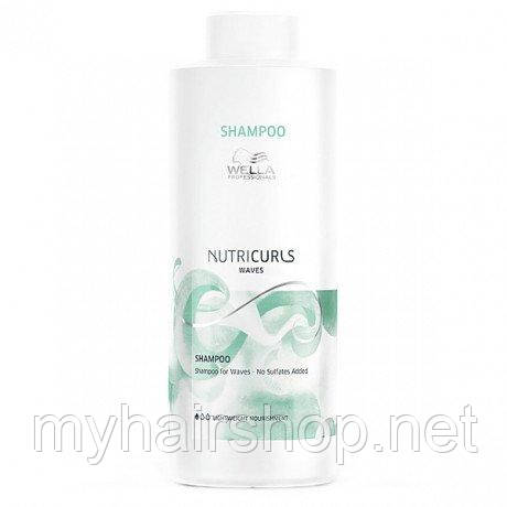 Шампунь для кучерявого волосся без сульфатів WELLA Nutricurls Waves Shampoo 1000 мл