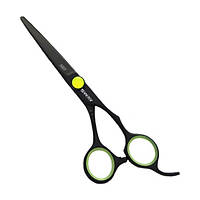 Ножницы для стрижки прямые Sway Art Neon Green 30555G/5,5 (6968Qu)