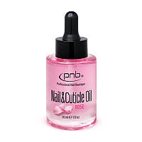 Масло для кутикулы с экстрактом розы PNB Nail & Cuticle Oil Rose 30 мл (15156Qu)