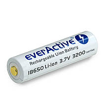 Аккумулятор 18650 Li-Ion everActive 18650USB-3.7-3200, microUSB, 3200mAh, 7A, 4.2/3.7/2.5V, защита Case, фото 4