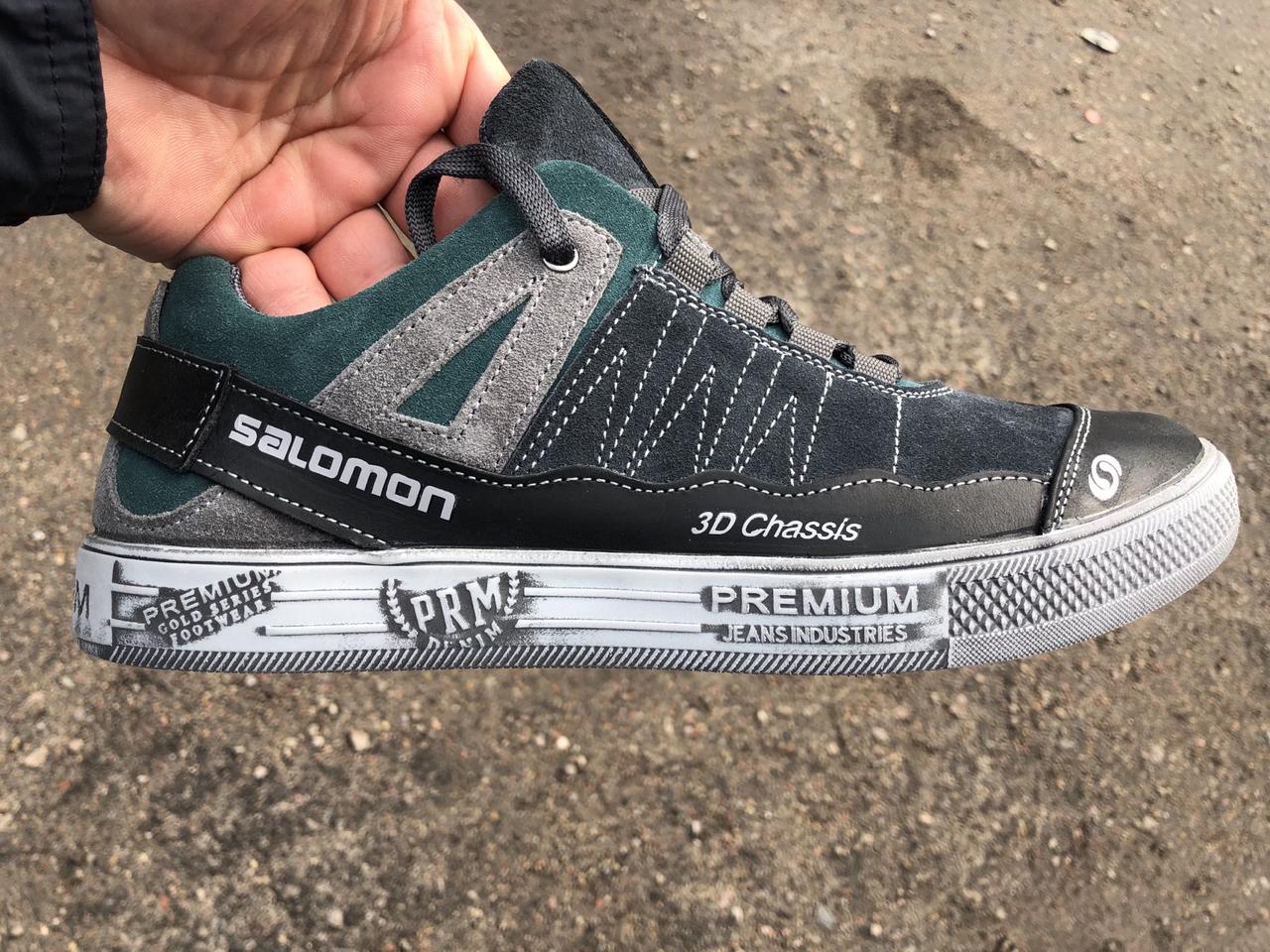Кросівки шкіряні Salomon Navy Original