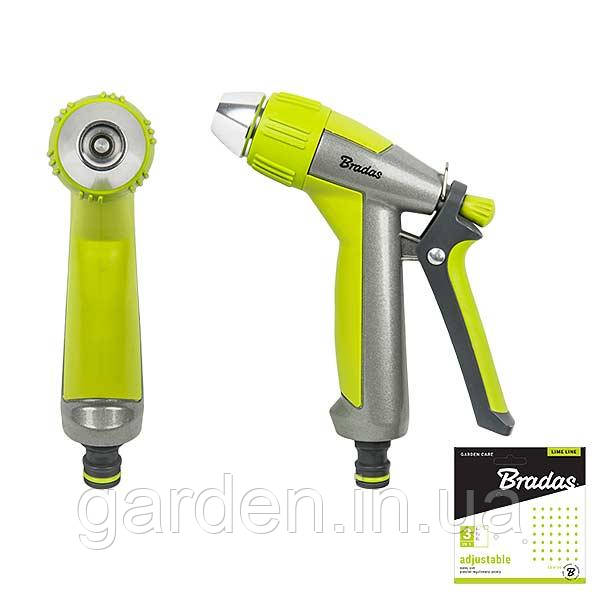 Пістолет для поливу регульований металевий LIME LINE, LE-5107