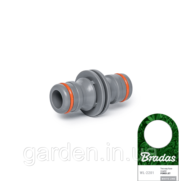 Ніпель для з'єднання двох конекторів POWER JET, WHITE LINE, WL-2201, фото 1