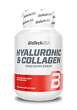 Hyaluronic & Collagen BioTech 30 caps (для краси та здоров'я шкіри)