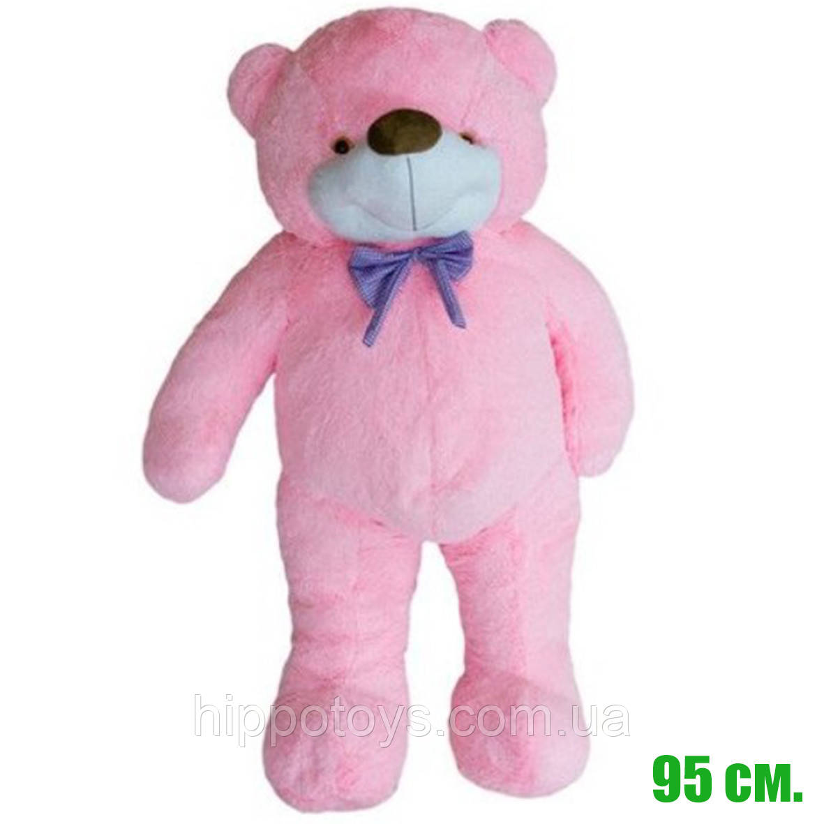 М'яка іграшка Ведмідь 95 см Великий рожевий плюшевий ведмедик Ведмедик на подарунок 5755