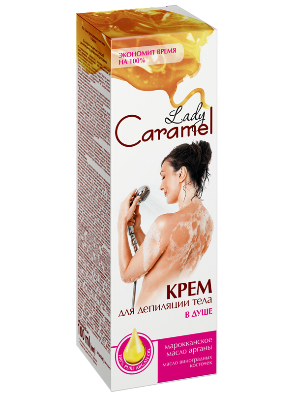 Крем для депіляції тіла в душі Lady Caramel 100 мл