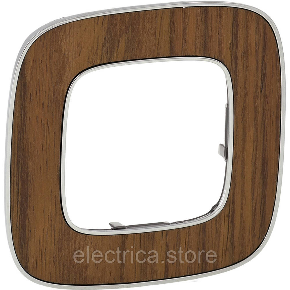 Рамка 1-постова Valena ALLURE горіх 754461, фото 1