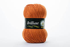 Пряжа напіввовняна VITA Brilliant, Color No.4998 теракот