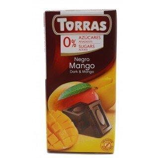 Шоколад Torras Negro Mango, 75 г