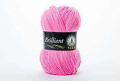 Пряжа напіввовняна VITA Brilliant, Color No.5102 кислотно-рожевий