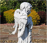 Садова фігура Ангел молиться стоячи 72х24х25 см, фото 7