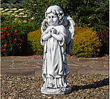Садова фігура Ангел молиться стоячи 72х24х25 см, фото 10