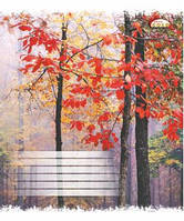 Зошит загальна 96арк. на спіралі Gold Brisk,Ф. В-5, спіраль збоку СТВ-22* Бріск