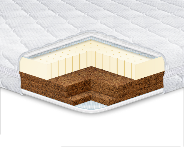 Дитячий ортопедичний матрац Kiddy Cocos - Latex 3+3 (70х140) Eurosleep