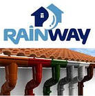 Водостічна система ПВХ Rainway 90 та 130мм (коричневий, білий, сірий, червоний, зелений, чорний, графітовий, цегляний)