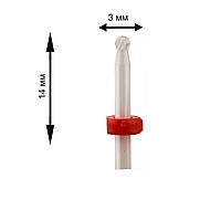 Насадка керамічна M-214 (насадка, фрезер для манікюру, апаратний манікюр, нарощування, корекція нігтів)