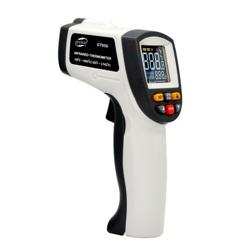Інфрачервоний пірометр безконтактний (кольоровий дисплей) -50 ℃ ~ 950 ℃ BENETECH GT950 (Китай)