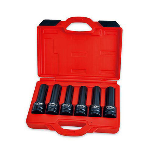 Набір головок ударних довгих 3/4" 6 од. TOPTUL JGAI0602 (Тайвань), фото 1