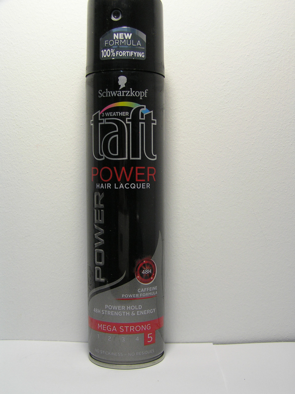 Taft Тафт лак для укладки волос Power с кофеином (черный) 250мл. - фото 1 - id-p202129888