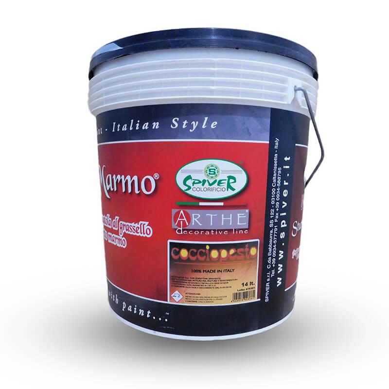 COCCIOPESTO — Венеціанська штукатурка з ефектом шліфованого натурального каменю. SPIVER
