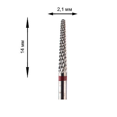 Фреза для манікюру твердосплавна, насадка манікюрна голка фреза M-101
