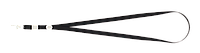 Шнурок з карабіном для бейджа-ідентифікатора, 460х10 мм,BM.5425-01 Buromax чорний