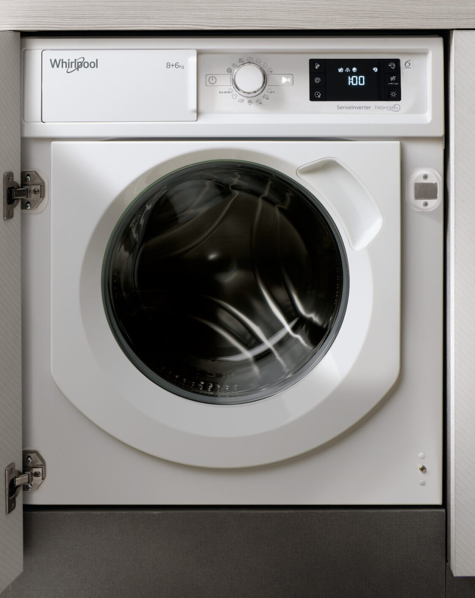 Вбудована прально-сушильна машина Whirlpool BI WDWG 861484 PL