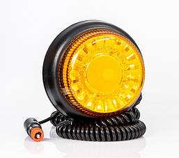 Проблисковий маячок жовтогарячий Fristom FT-100 DF LED MAG M78, фото 5