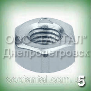 Гайка 5 неіржавка DIN 980 шестигранна самостопорожня деформована А2, фото 1